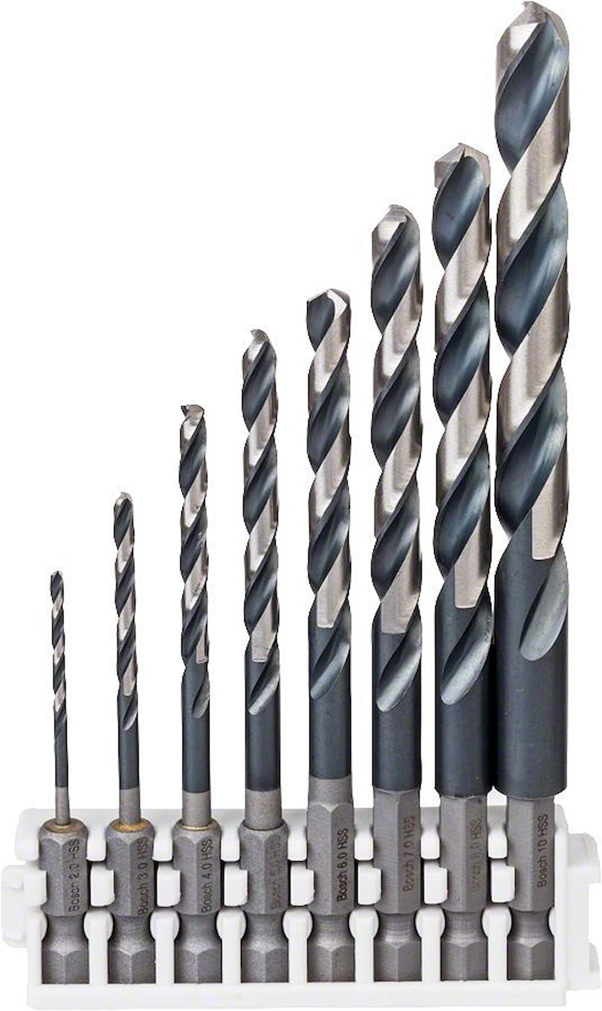 Bosch Impact HSS 8'li Set Click 1/4" Altıgen Matkap Ucu 2608577139